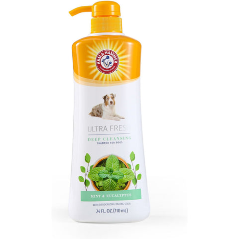 Arm & Hammer Ultra Fresh Deep Cleansing with Charcoal & Rosemary Value Size Dog Shampoo, 24-fl oz bottle