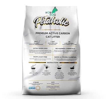 CAT LITTER (WITH ACTIVE CARBON)
