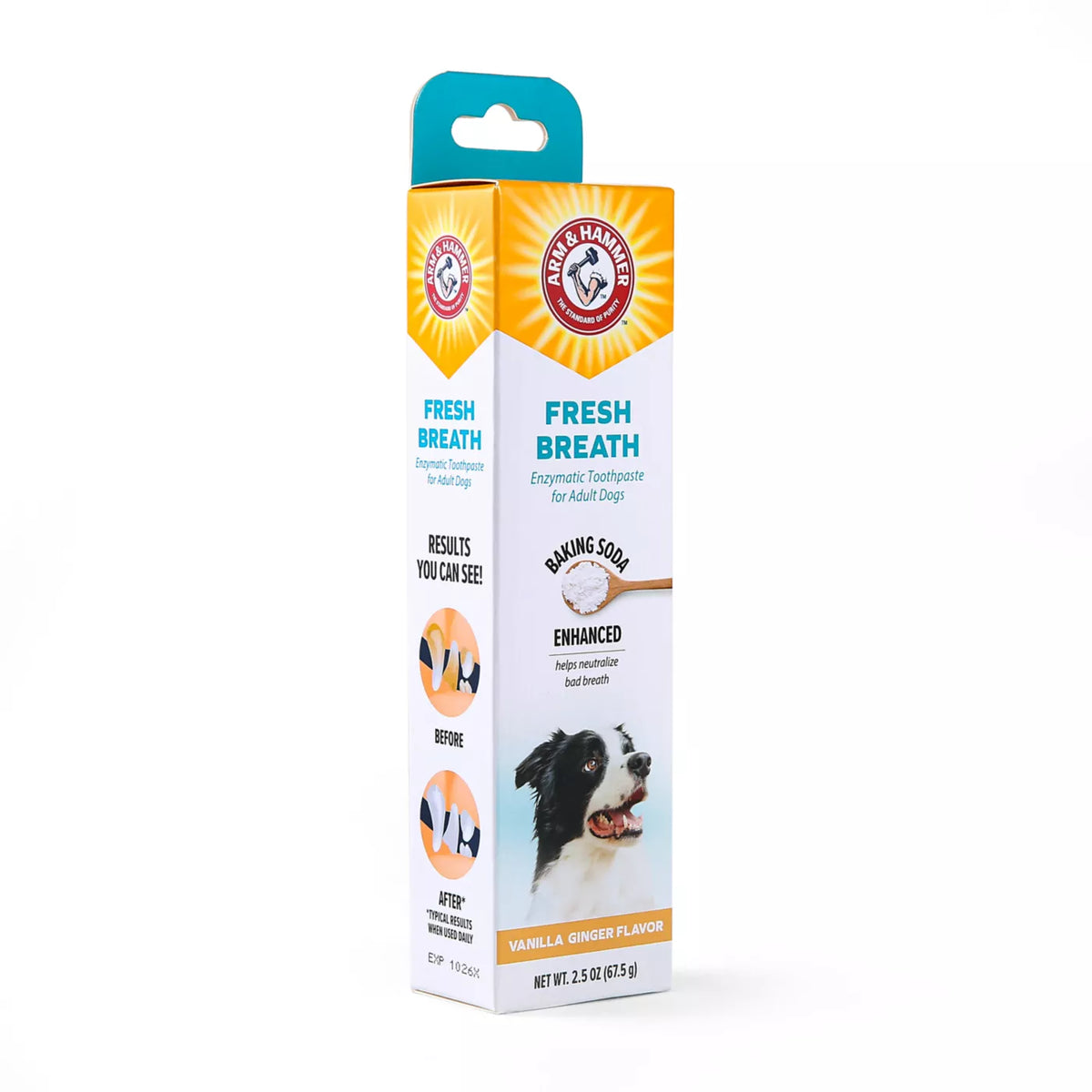 Arm & Hammer Fresh Breath Enzymatic Dog Toothpaste - Vanilla Ginger