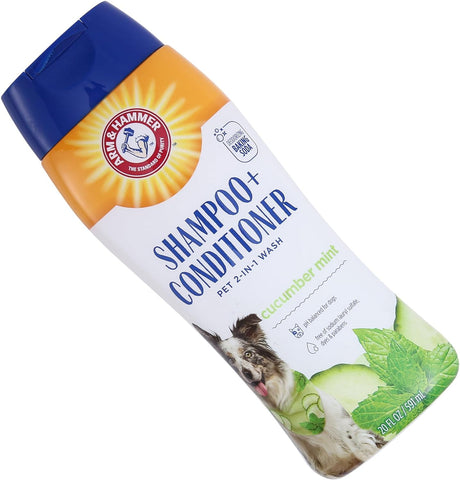 for Pets 2-In-1 Shampoo & Conditioner for Dogs | Dog Shampoo & Conditioner in One | Cucumber Mint, 20 Ounce Bottle Dog Shampoo and Conditioner for All Dogs
