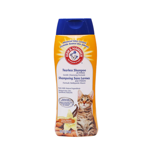 Arm & Hammer Tearless Kitten Shampoo for Cats 20 fl oz Sweet Almond Scent