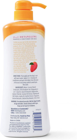 Arm & Hammer Ultra Fresh 2-in-1 Detangling Shampoo & Conditioner