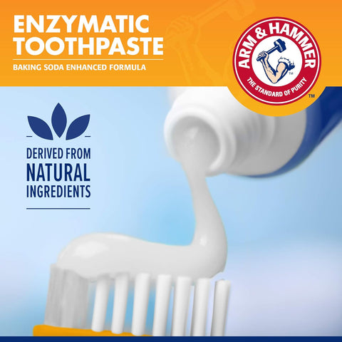Arm & Hammer for Pets Tartar Control Kit for Dogs Contains Toothpaste, Toothbrush & Fingerbrush Reduces Plaque & Tartar Buildup, 3-Piece Kit, Banana Mint Flavor (Pack of 1)