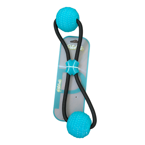 PASSIONATE CHEWERS-CHEW DOUBLE BALL ROPE