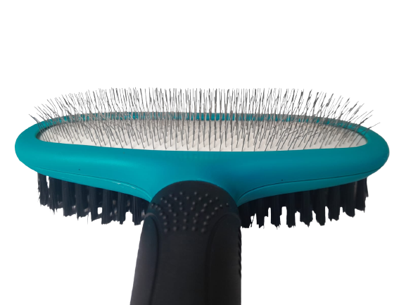 PETAHOLIC 2 IN 1 SLICKER BRUSH