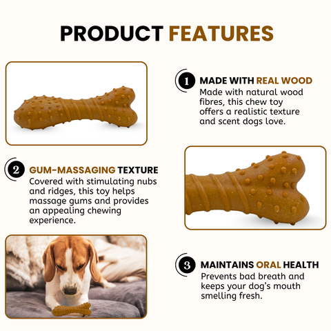 TOUGH CHEW - DOTTED BONE