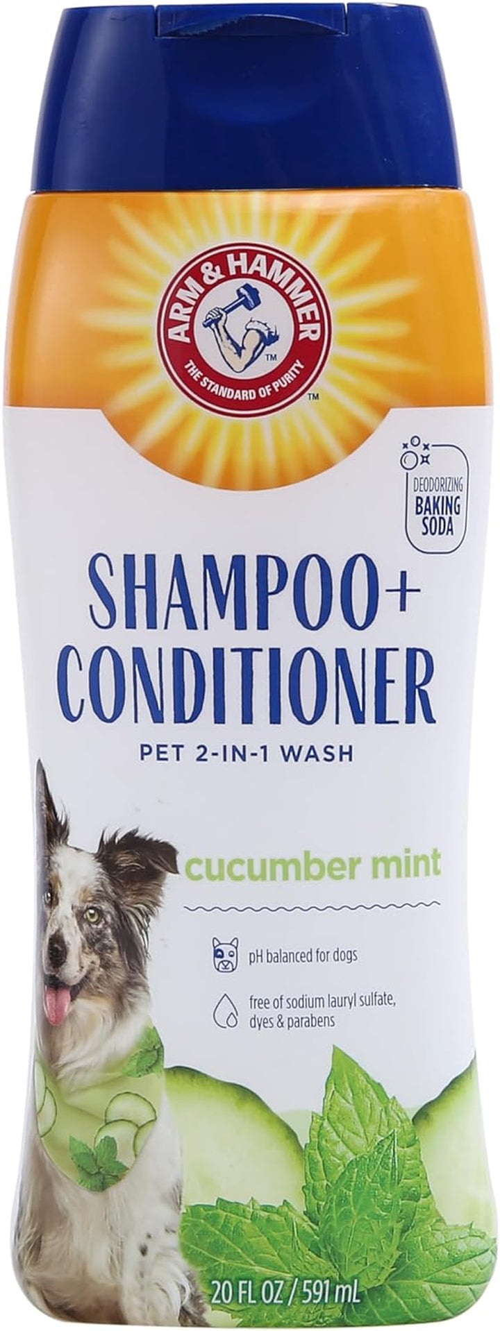 for Pets 2-In-1 Shampoo & Conditioner for Dogs | Dog Shampoo & Conditioner in One | Cucumber Mint, 20 Ounce Bottle Dog Shampoo and Conditioner for All Dogs