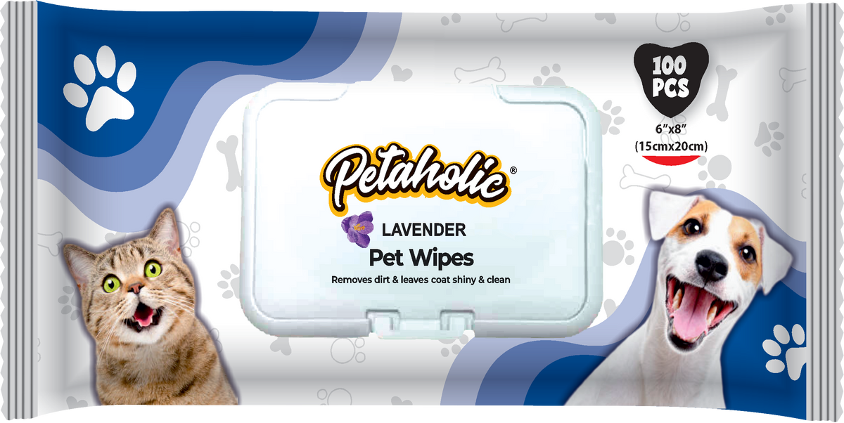 PET WIPES (LAVENDER)